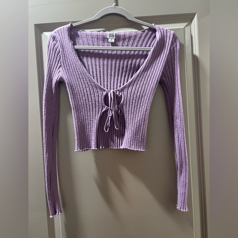 Light Purple Urban Outfitters Tie Top